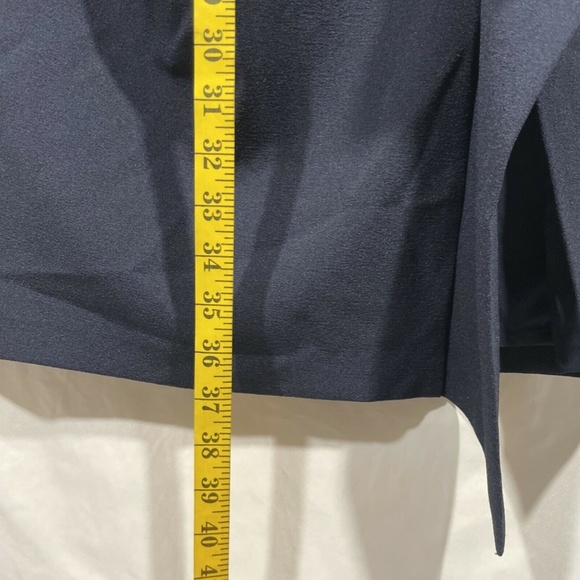 NWT Eliza J [ 6 ] Off the Shoulder Pleat Ruched Dress‎ in Navy Blue - Picture 7 of 12